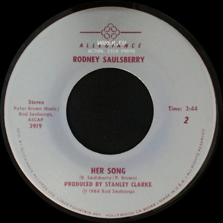 Rodney Saulsberry - I Wonder / Her Song side B