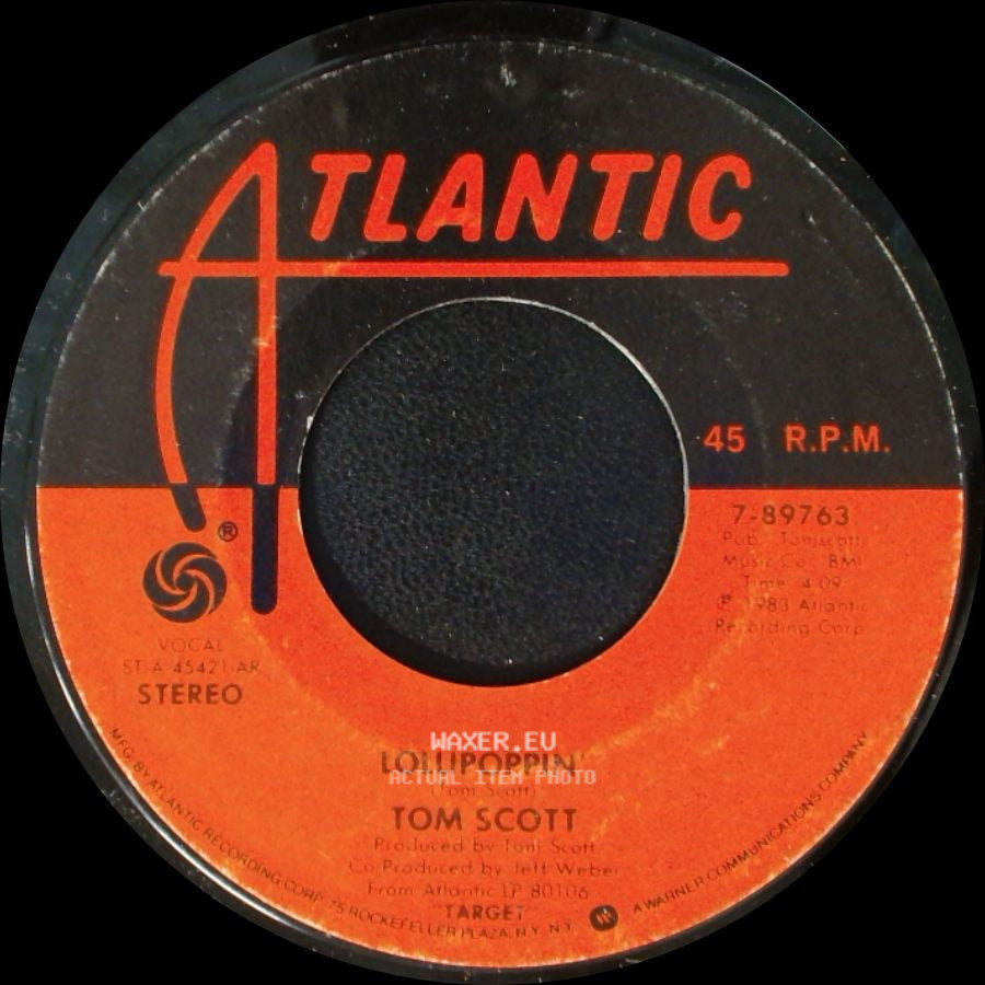 Tom Scott - Come Back To Me / Lollipoppin side B