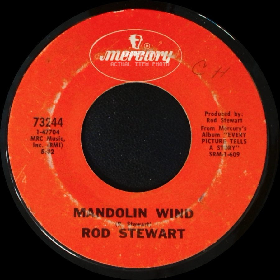 Rod Stewart With Faces / Rod Stewart - (I Know) I'm Losing You / Mandolin Wind side B
