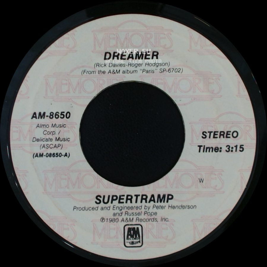 Supertramp - Dreamer / Breakfast In America side A