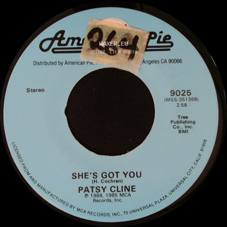 Patsy Cline / Robin Ward - She's Got You / Wonderful Summer side A