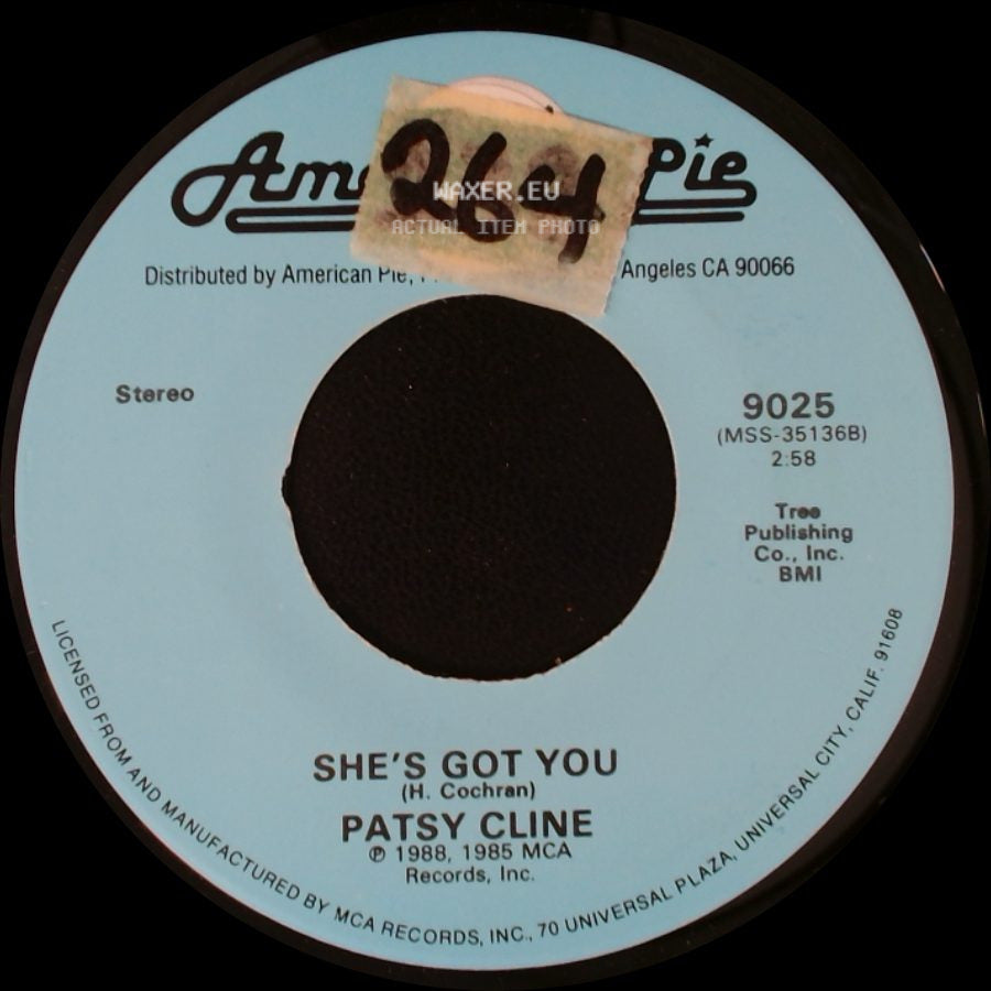 Patsy Cline / Robin Ward - She's Got You / Wonderful Summer side A