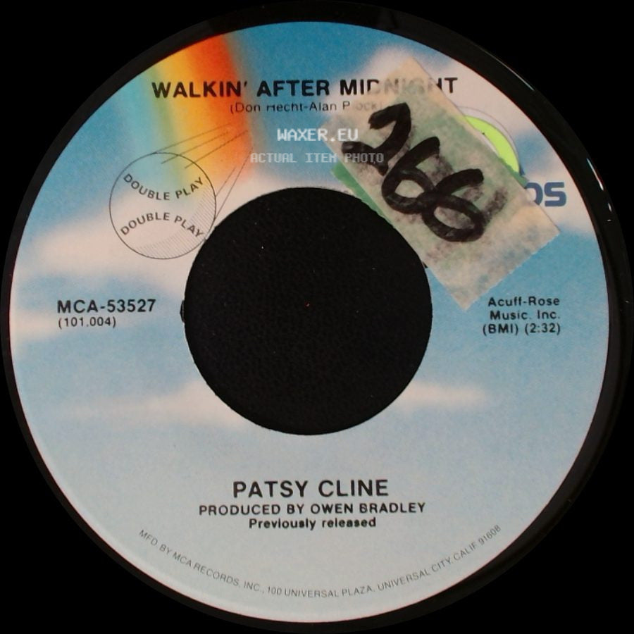 Patsy Cline - Walkin' After Midnight / Crazy Arms side A