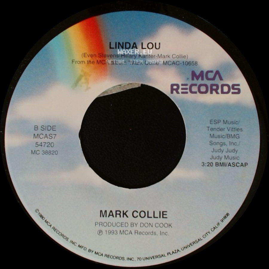 Mark Collie - Something's Gonna Change Her Mind / Linda Lou side B