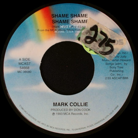 Mark Collie - Shame Shame Shame / Keep It Up side A