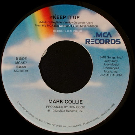 Mark Collie - Shame Shame Shame / Keep It Up side B