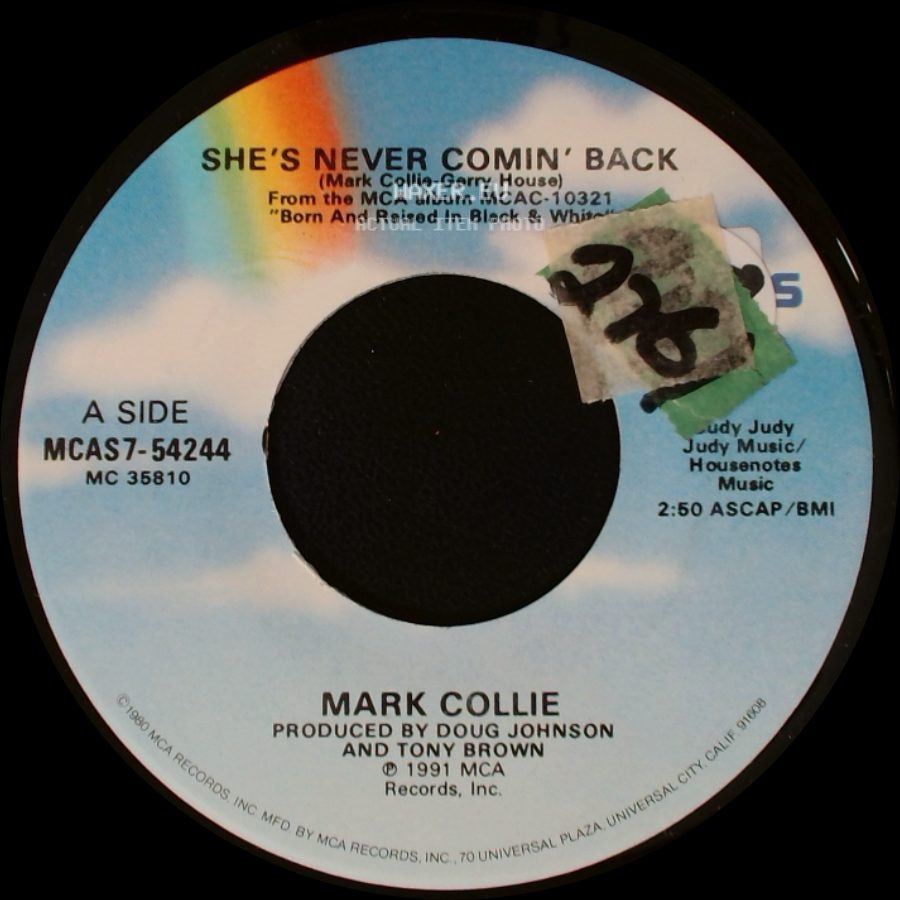 Mark Collie - She's Never Comin' Back / Lucky Dog side A