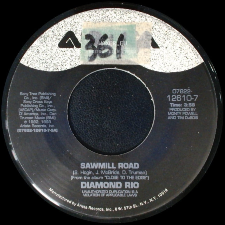 Diamond Rio - Sawmill Road / I Was Meant To Be With You side A