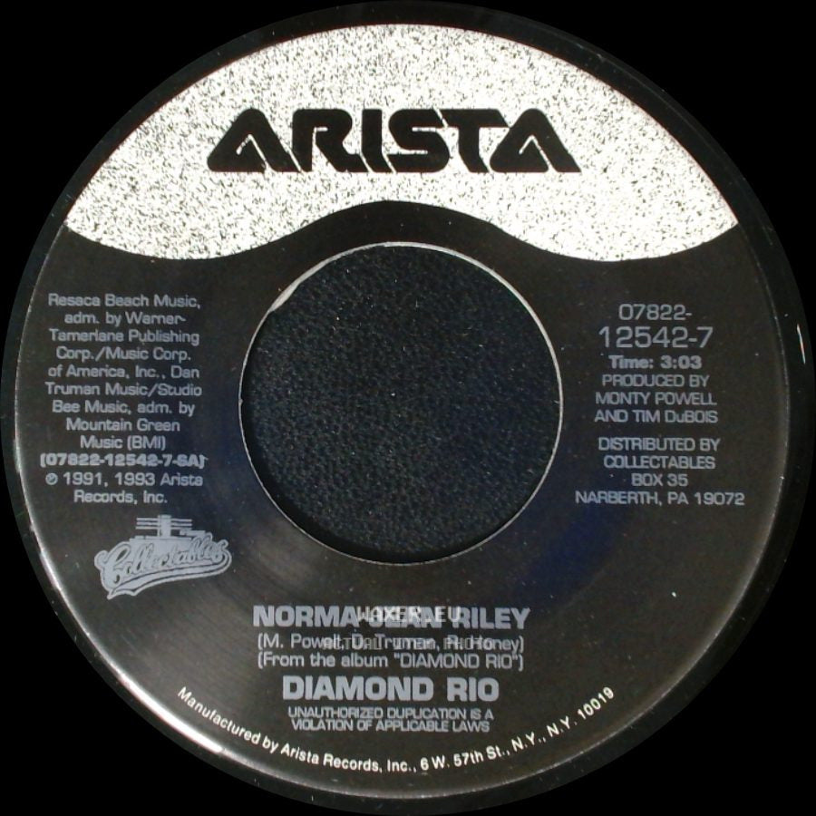 Diamond Rio - Mirror Mirror / Norma Jean Riley side B