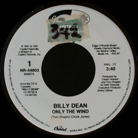 Billy Dean - Only The Wind / Simple Things side A