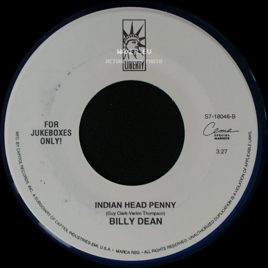 Billy Dean - Indian Head Penny / Cowboy Band side A
