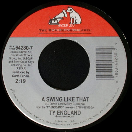 Ty England - Should've Asked Her Faster / A Swing Like That side B