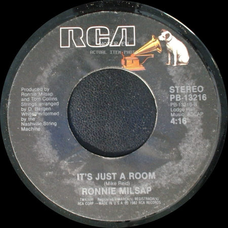 Ronnie Milsap - Any Day Now / It's Just A Room side B