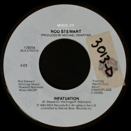 Rod Stewart - Infatuation / She Won't Dance With Me side A