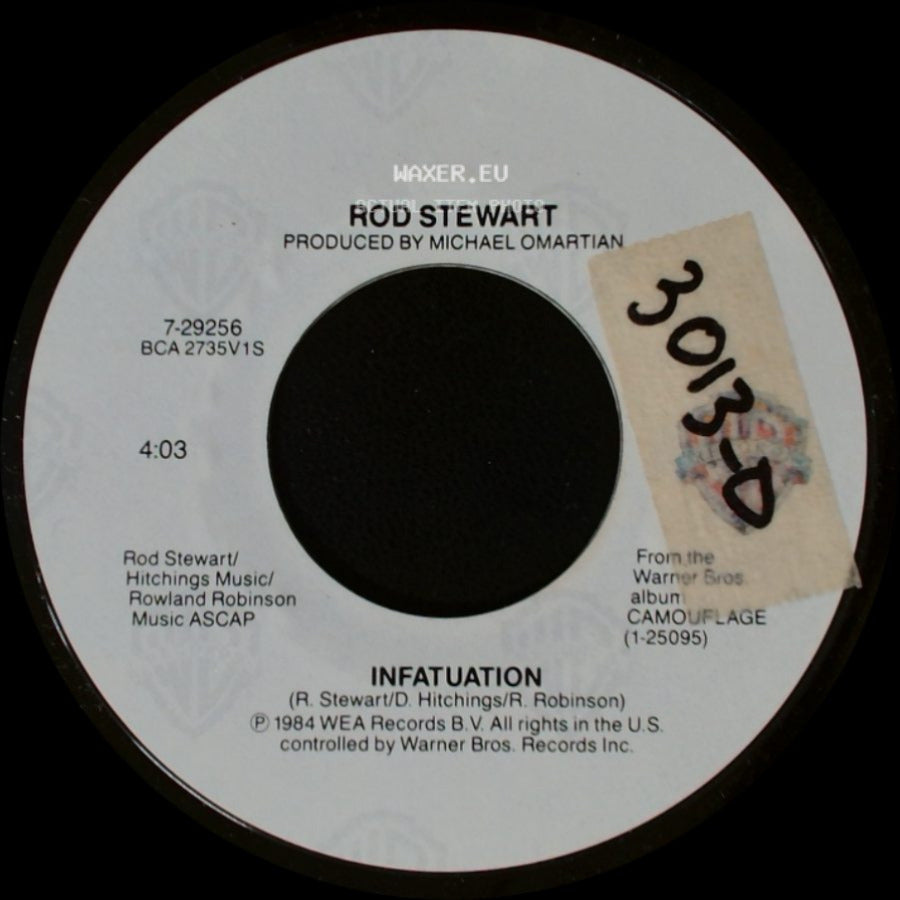 Rod Stewart - Infatuation / She Won't Dance With Me side A