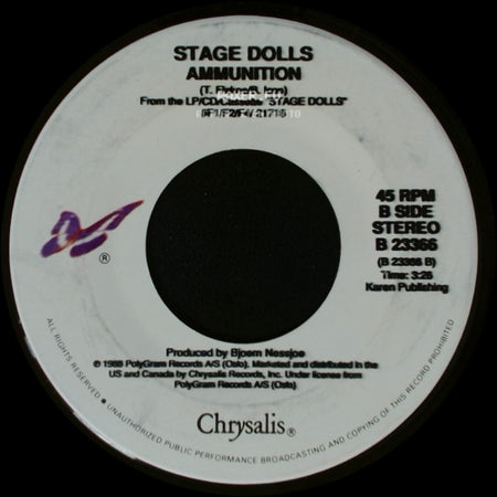 Stage Dolls - Love Cries / Ammunition side B