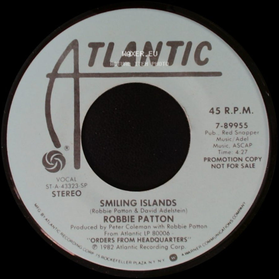 Robbie Patton - Smiling Islands / Smiling Islands side A