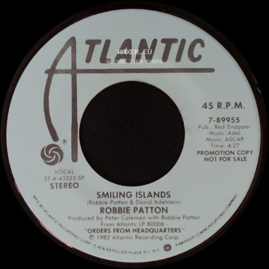 Robbie Patton - Smiling Islands / Smiling Islands side A