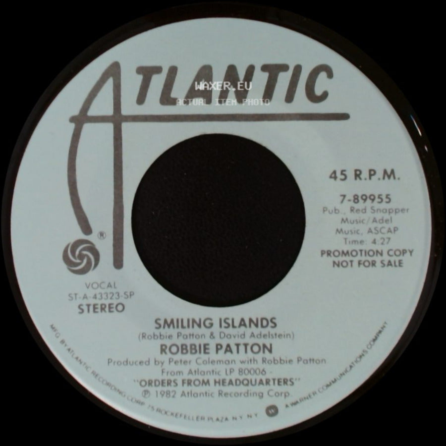Robbie Patton - Smiling Islands / Smiling Islands side B