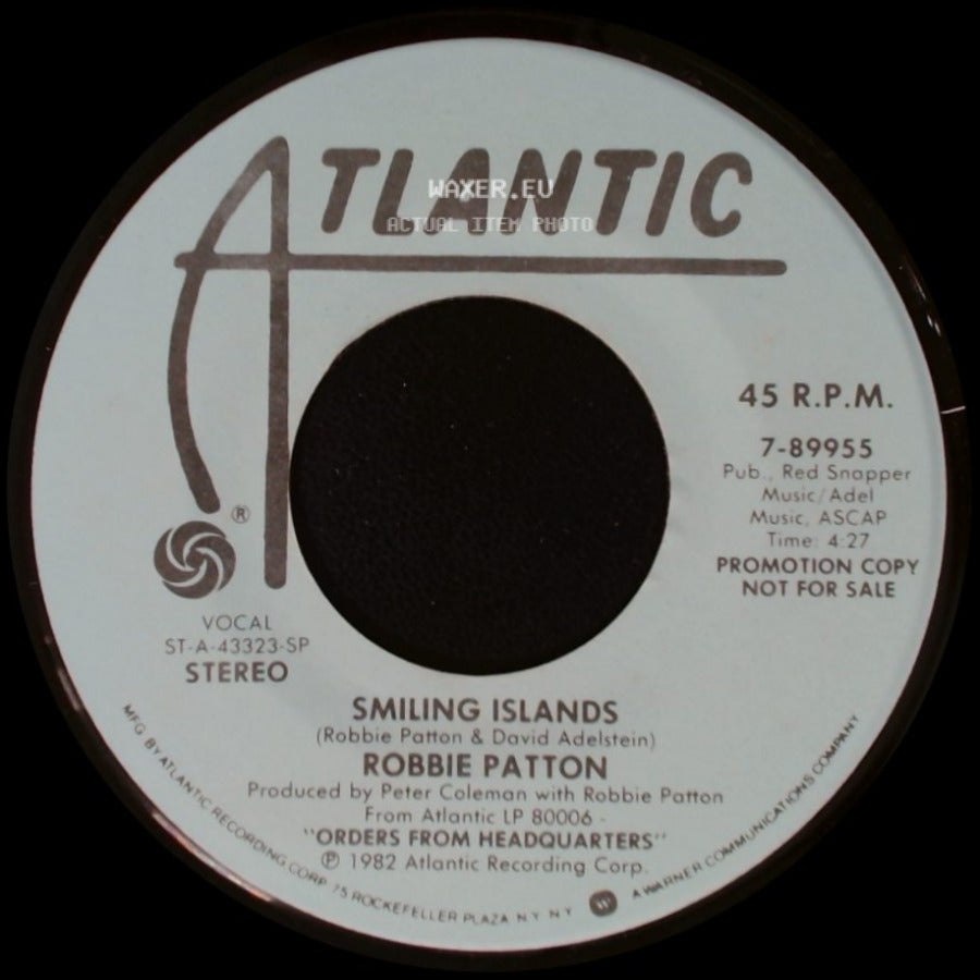 Robbie Patton - Smiling Islands / Smiling Islands side B