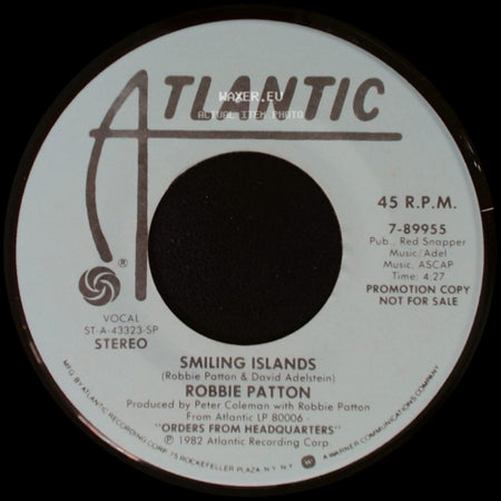 Robbie Patton - Smiling Islands / Smiling Islands side B