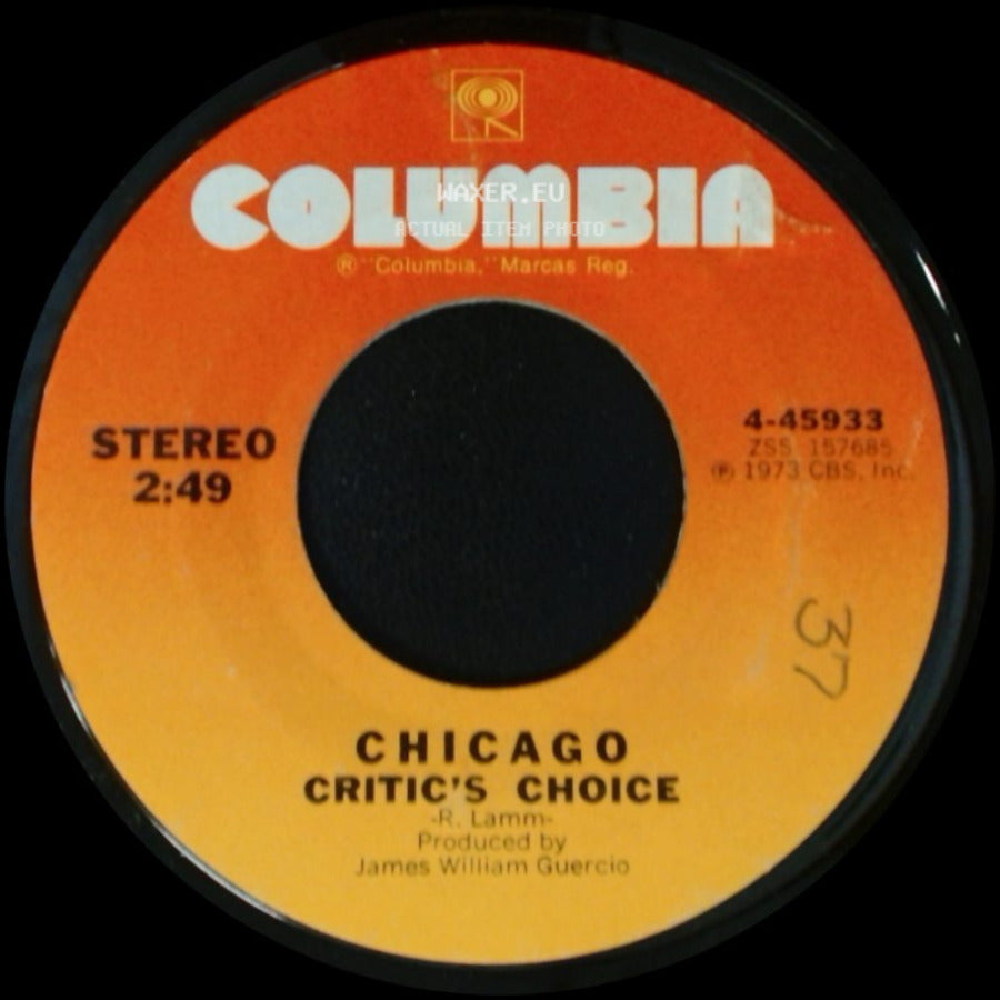 Chicago - Just You 'n' Me / Critic's Choice side B
