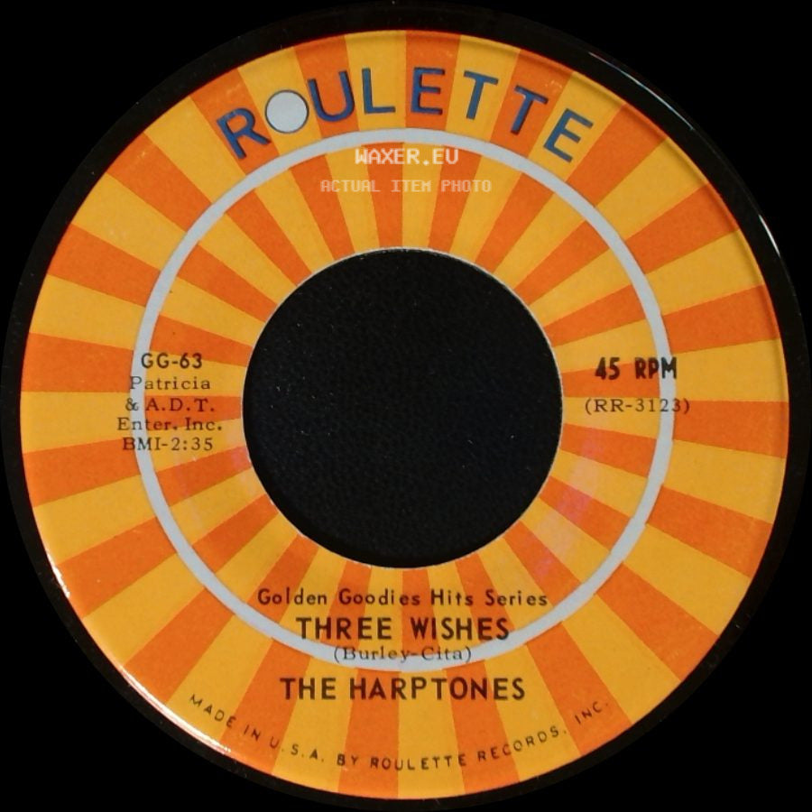 The Harptones / The Cleftones - Three Wishes / Why You Do Me Like You Do side A