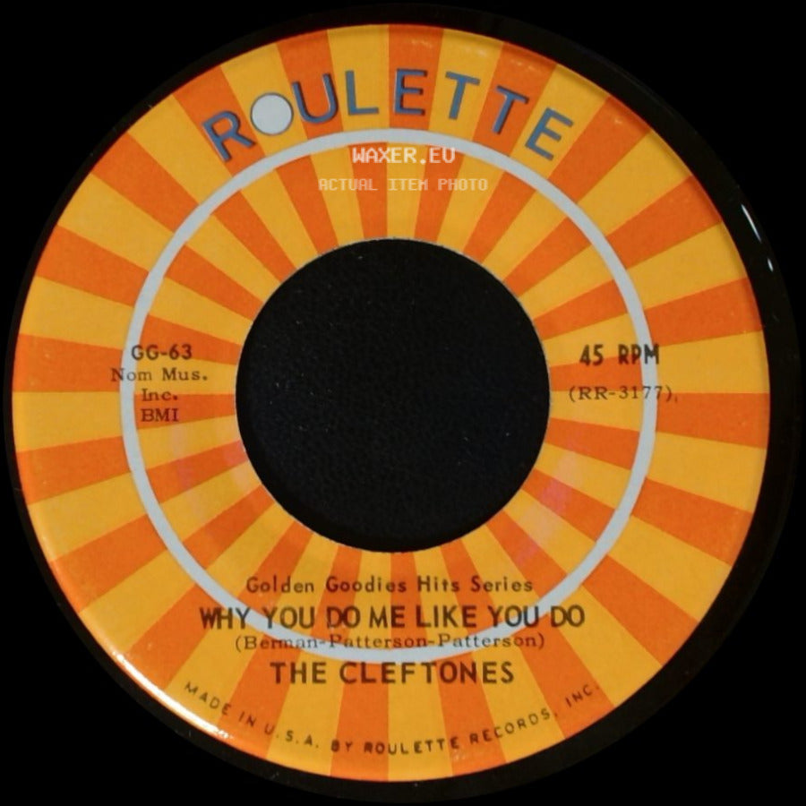 The Harptones / The Cleftones - Three Wishes / Why You Do Me Like You Do side B