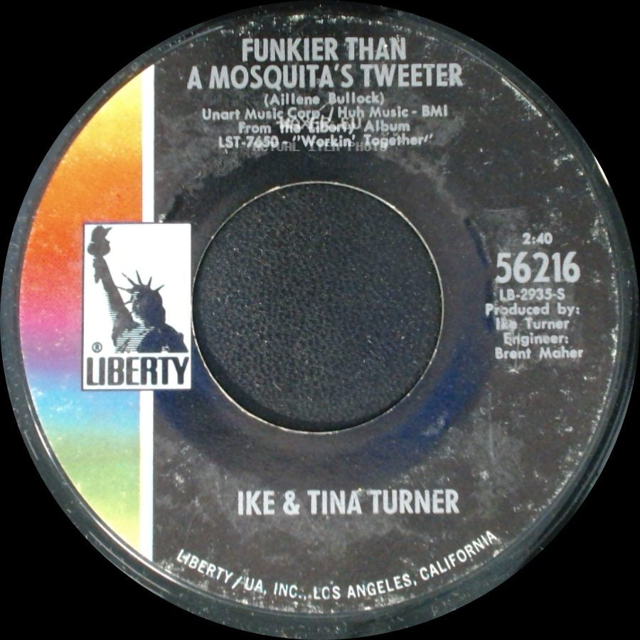 Ike & Tina Turner - Funkier Than A Mosquita's Tweeter / Proud Mary side A