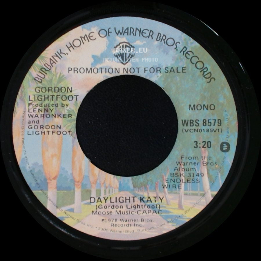 Gordon Lightfoot - Daylight Katy / Daylight Katy side A