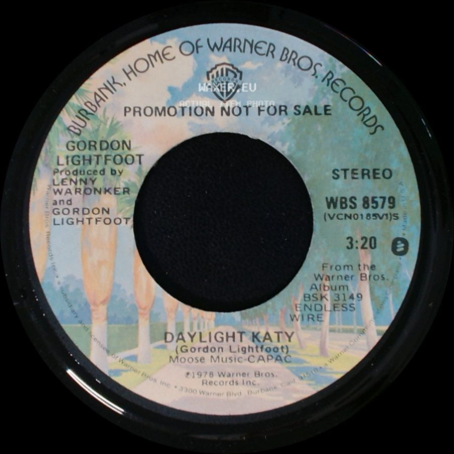 Gordon Lightfoot - Daylight Katy / Daylight Katy side B
