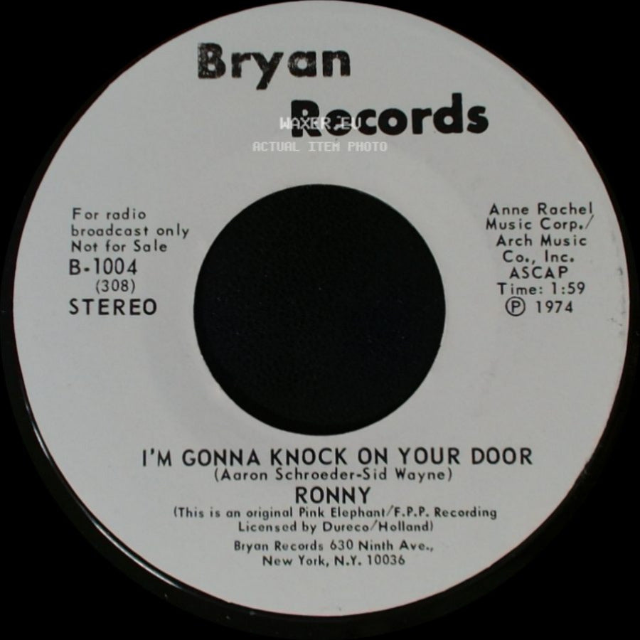 Ronny - I'm Gonna Knock On Your Door / I'm Gonna Knock On Your Door side B