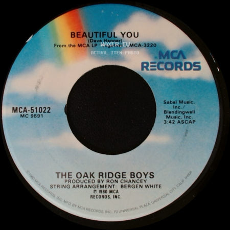 The Oak Ridge Boys - Ready To Take My Chances / Beautiful You side B