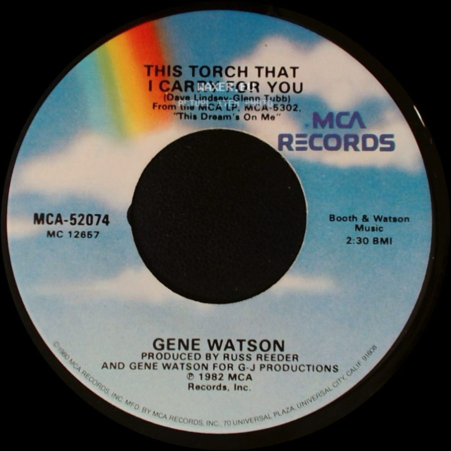 Gene Watson - This Dream's On Me / This Torch That I Carry For You side B