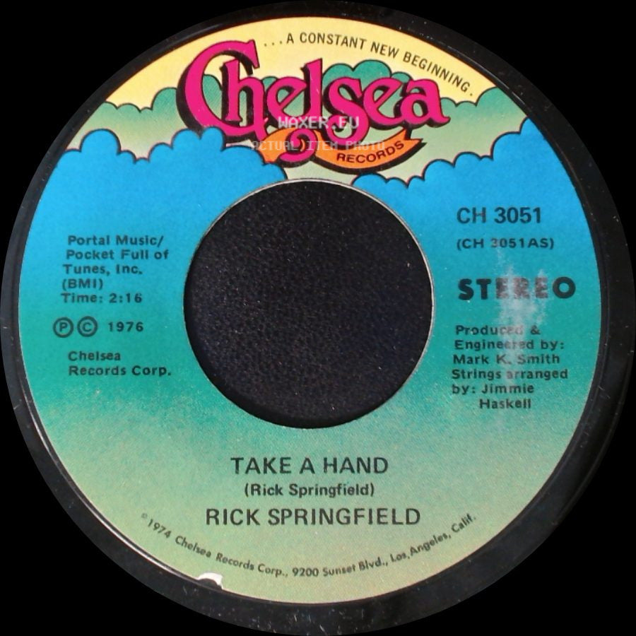 Rick Springfield - Take A Hand / Archangel side A