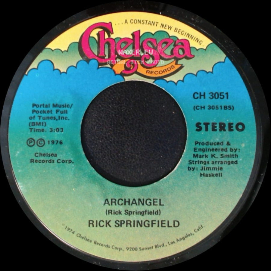 Rick Springfield - Take A Hand / Archangel side B