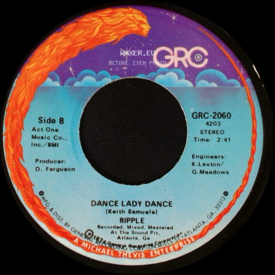 Ripple - This Ain't No Time To Be Giving Up / Dance Lady Dance side B