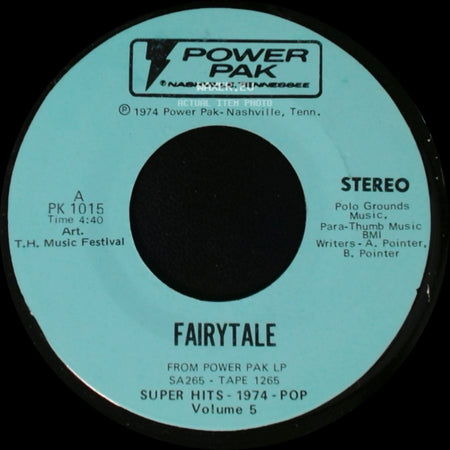 T.H. Music Festival / Art - Fairytale / Back Home Again side A