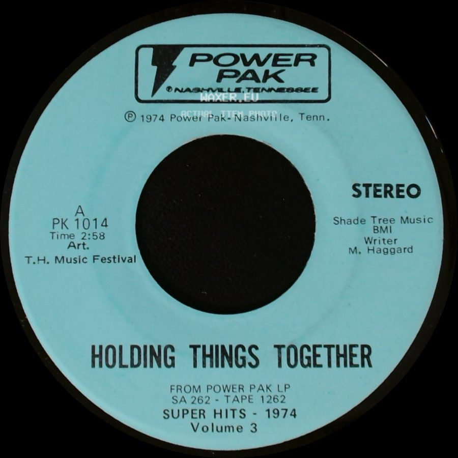 T.H. Music Festival - Holding Things Together / I Overlooked An Orchid side A