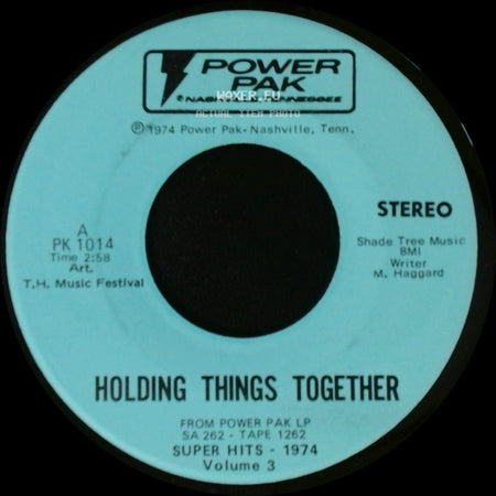 T.H. Music Festival - Holding Things Together / I Overlooked An Orchid side A
