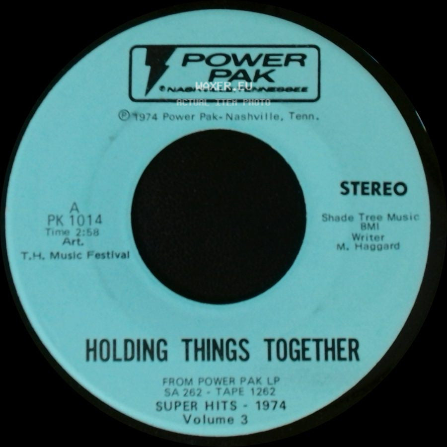 T.H. Music Festival - Holding Things Together / I Overlooked An Orchid side A