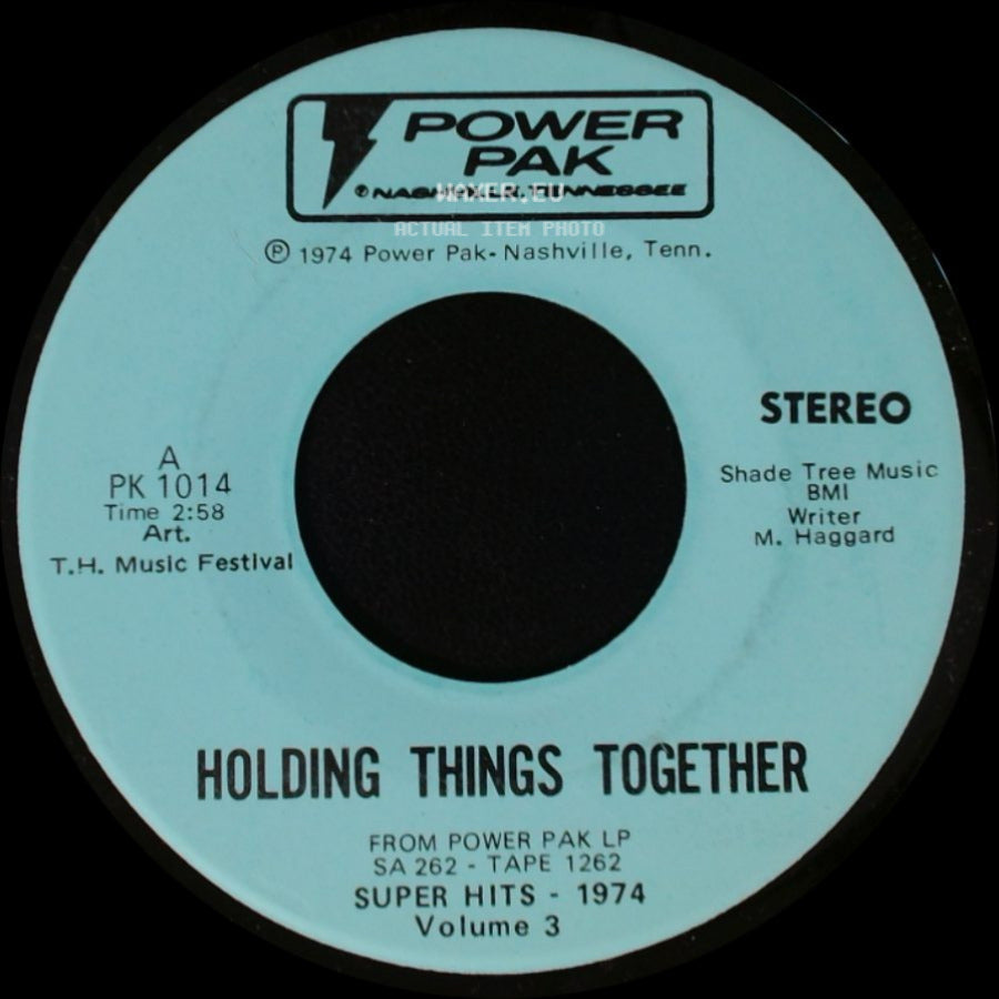 T.H. Music Festival - Holding Things Together / I Overlooked An Orchid side A