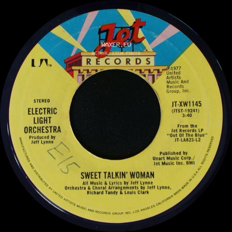 Electric Light Orchestra - Fire On High / Sweet Talkin' Woman side B