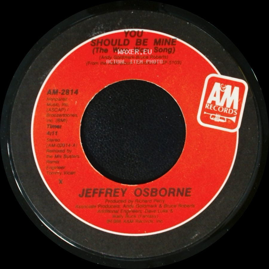 Jeffrey Osborne - You Should Be Mine (The Woo Woo Song) / Who Would Have Guessed side A