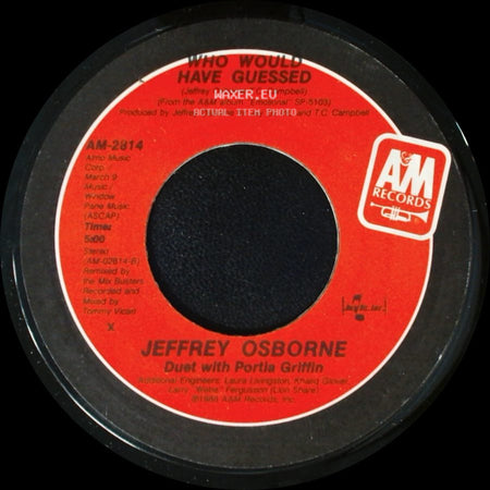 Jeffrey Osborne - You Should Be Mine (The Woo Woo Song) / Who Would Have Guessed side B