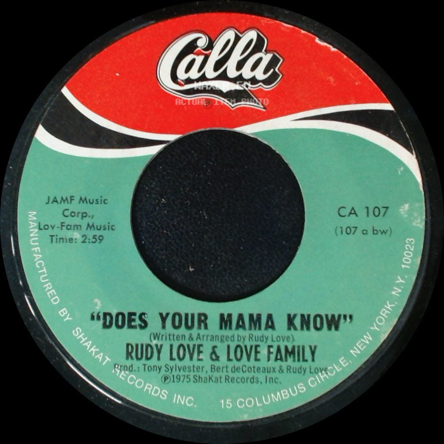 Rudy Love & Love Family - Does Your Mama Know / Housewife Blues side A