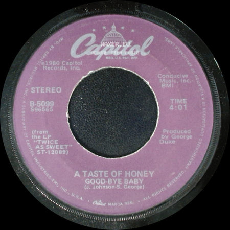 A Taste Of Honey - Good-Bye Baby / I'll Try Something New side A