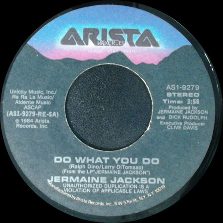 Jermaine Jackson - Tell Me I'm Not Dreamin' (Too Good To Be True) / Do What You Do side B