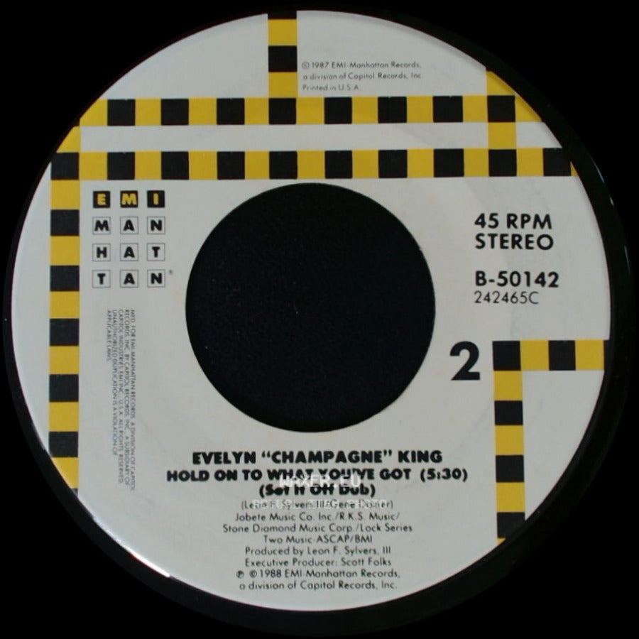 Evelyn "Champagne" King - Hold On To What You've Got (Set It Off Dub) / Hold On To What You've Got side A