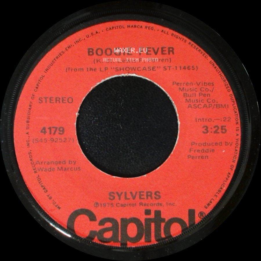 Sylvers - Boogie Fever / Free Style side A